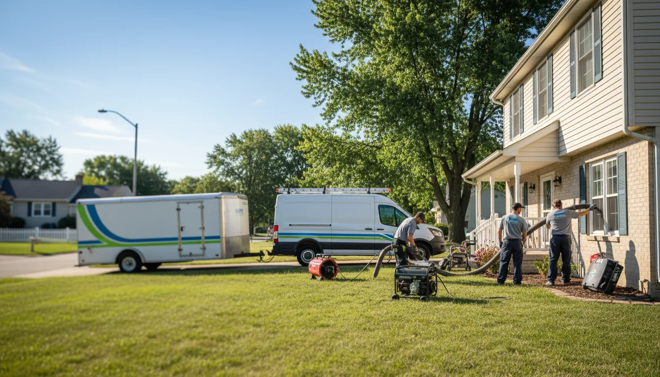 Flooded Basement Restoration And Cleanup With Repair in Rossford, OH near me